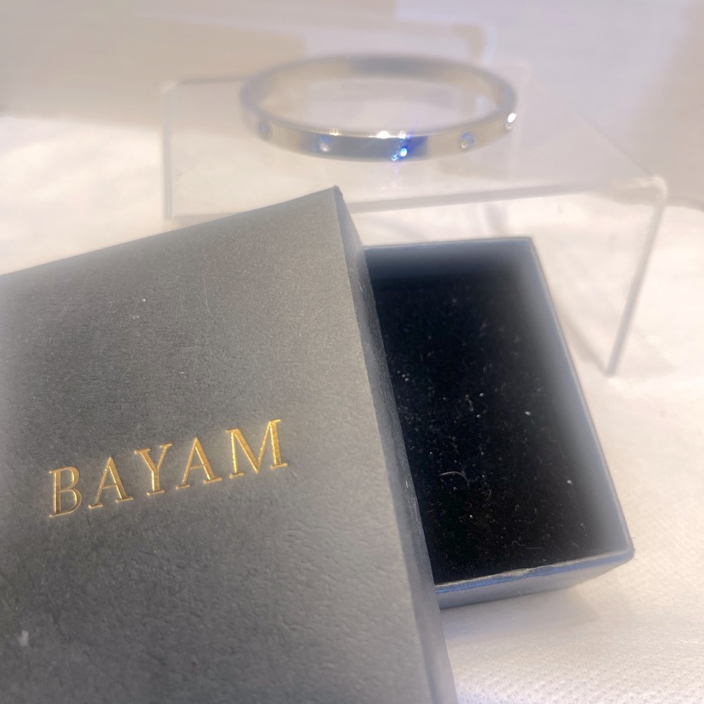 Bayam Silver Diamond Bracelet